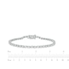 Thumbnail Image 3 of Diamond Link & Bar Bracelet 1 ct tw 10K White Gold 7"