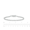 Thumbnail Image 4 of Diamond Link & Bar Bracelet 1 ct tw 10K White Gold 7&quot;