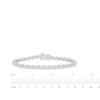 Thumbnail Image 3 of Multi-Diamond Marquise & S-Link Bracelet 1-1/2 ct tw Sterling Silver 7"