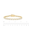 Thumbnail Image 3 of Baguette & Round-Cut Diamond S-Link Bracelet 1-3/4 ct tw 10K Yellow Gold 7"