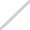 Thumbnail Image 1 of Diamond Vintage-Style Link Bracelet 1/4 ct tw 10K White Gold 7"