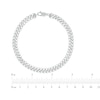 Thumbnail Image 4 of Diamond Vintage-Style Link Bracelet 1/4 ct tw 10K White Gold 7&quot;