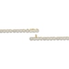 Thumbnail Image 3 of Multi-Diamond Flower Link Bracelet with Magnetic Clasp 1-1/2 ct tw 10K Yellow Gold 7&quot;