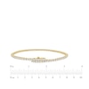 Thumbnail Image 4 of Diamond Tennis Bracelet with Magnetic Clasp 3 ct tw 10K Yellow Gold 7&quot;