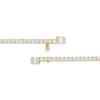 Thumbnail Image 3 of Baguette & Round-Cut Diamond Tennis Bracelet with Magnetic Clasp 3 ct tw 10K Yellow Gold 7&quot;