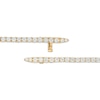 Thumbnail Image 2 of Diamond Tennis Bracelet with Magnetic Clasp 3-3/4 ct tw 10K Yellow Gold 7"