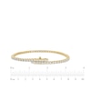 Thumbnail Image 3 of Diamond Tennis Bracelet with Magnetic Clasp 3-3/4 ct tw 10K Yellow Gold 7"