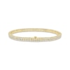 Thumbnail Image 1 of Diamond Double-Row Endless Bracelet with Magnetic Clasp 4 ct tw 10K Yellow Gold 7&quot;