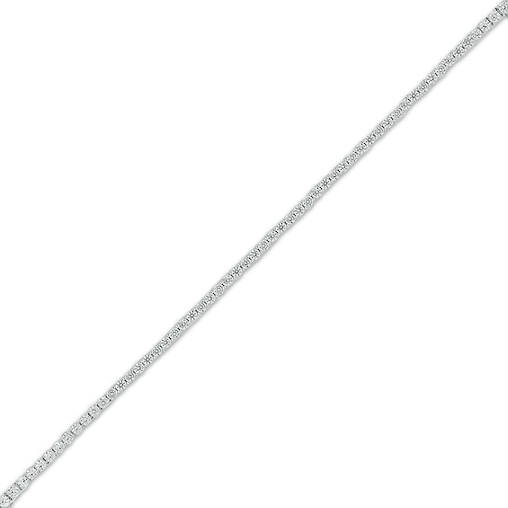 Thumbnail Image 2 of Diamond Tennis Bracelet with Magnetic Clasp 5 ct tw 10K White Gold 7"