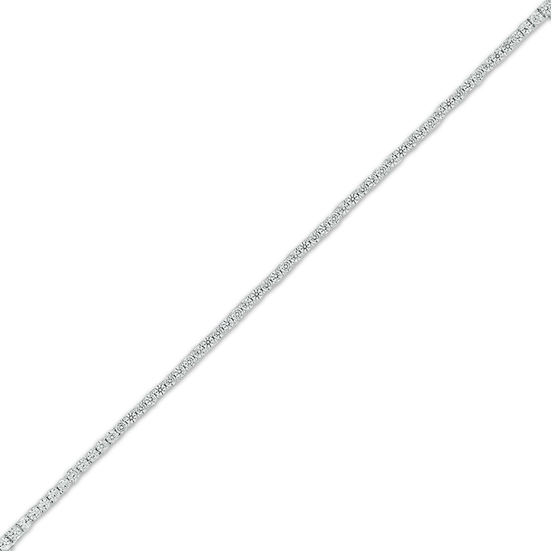 Main Image 2 of Diamond Tennis Bracelet with Magnetic Clasp 5 ct tw 10K White Gold 7&quot;