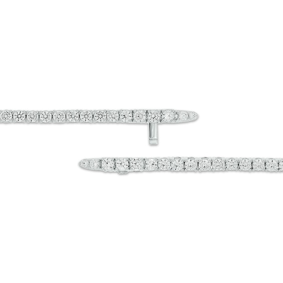 Thumbnail Image 3 of Diamond Tennis Bracelet with Magnetic Clasp 5 ct tw 10K White Gold 7"