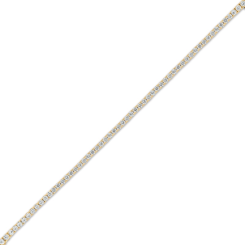 Main Image 2 of Diamond Tennis Bracelet with Magnetic Clasp 5 ct tw 10K Yellow Gold 7&quot;