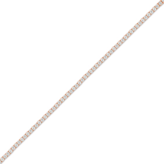Thumbnail Image 2 of Diamond Tennis Bracelet with Magnetic Clasp 6 ct tw 10K Rose Gold 7"