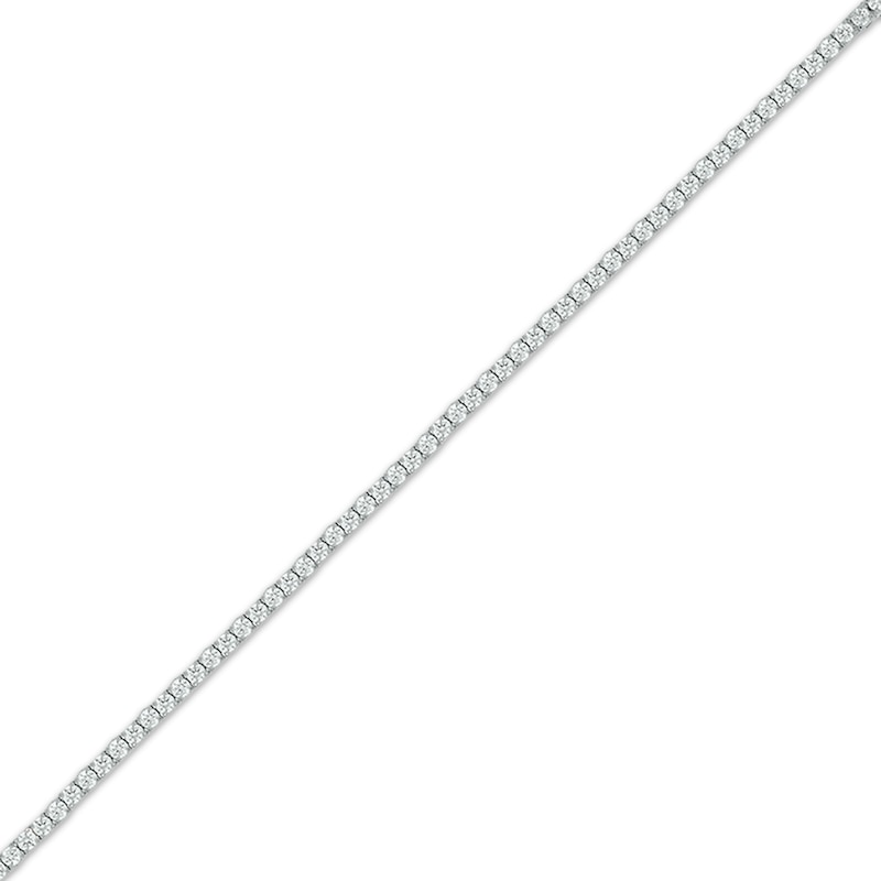 Main Image 2 of Diamond Tennis Bracelet with Magnetic Clasp 6 ct tw 10K White Gold 7"