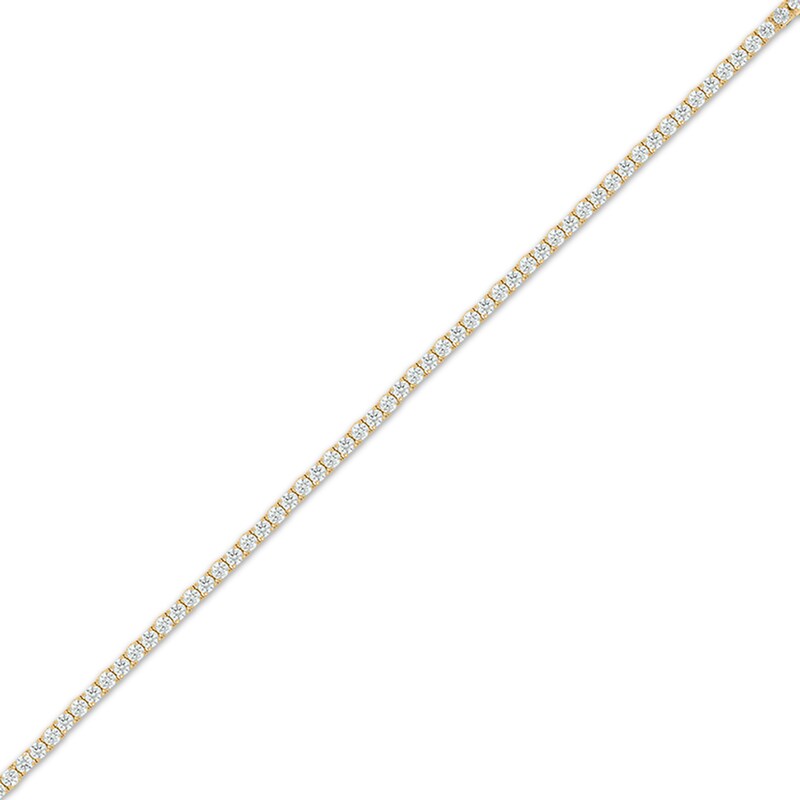Main Image 2 of Diamond Tennis Bracelet with Magnetic Clasp 6 ct tw 10K Yellow Gold 7&quot;