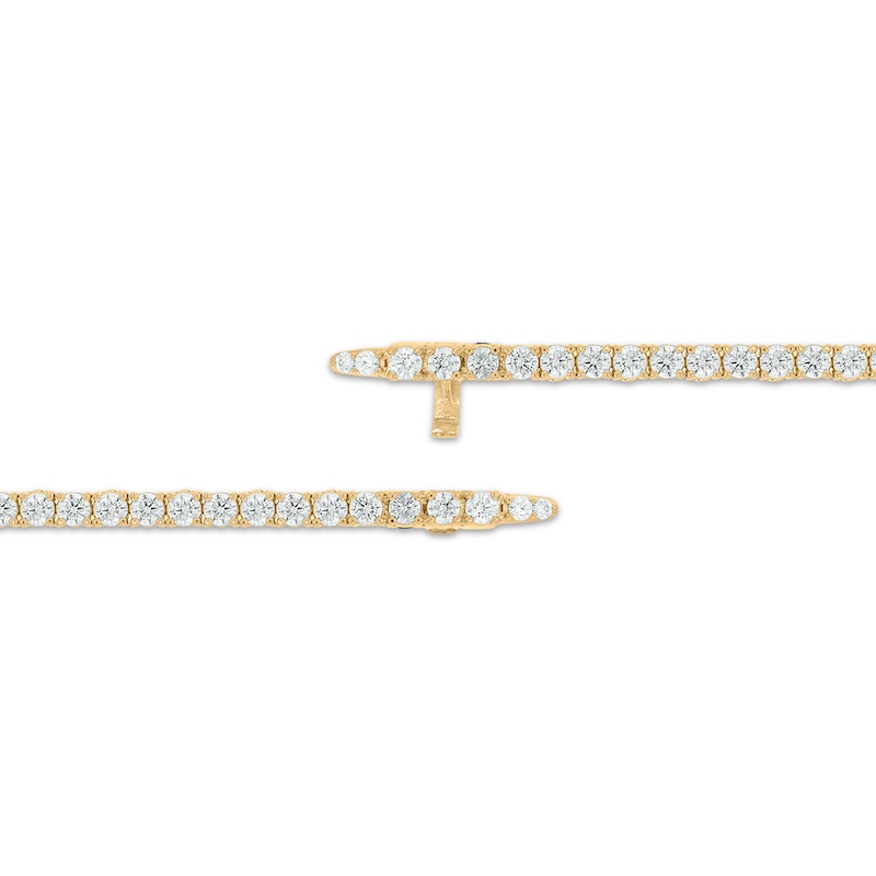 Main Image 3 of Diamond Tennis Bracelet with Magnetic Clasp 6 ct tw 10K Yellow Gold 7&quot;