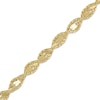 Thumbnail Image 2 of Glitter-Edge Fancy Chain Necklace Solid 10K Yellow Gold 18&quot;