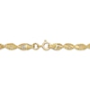 Thumbnail Image 3 of Glitter-Edge Fancy Chain Necklace Solid 10K Yellow Gold 18&quot;