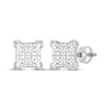 Thumbnail Image 1 of Men's KAY Lab-Grown Diamonds Quad Square-Cut Stud Earrings 1 ct tw 10K White Gold