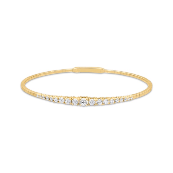 Diamond Flex Bracelet 1 ct tw 10K Yellow Gold