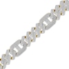 Thumbnail Image 2 of Men's Diamond Chain Link Bracelet 4-1/2 ct tw 10K Yellow Gold 8.5"