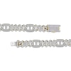 Thumbnail Image 3 of Men's Diamond Chain Link Bracelet 4-1/2 ct tw 10K Yellow Gold 8.5"
