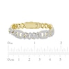 Thumbnail Image 5 of Men's Diamond Chain Link Bracelet 4-1/2 ct tw 10K Yellow Gold 8.5"
