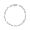 Thumbnail Image 1 of Diamond &quot;Mom&quot; Link Bracelet 1/10 ct tw Sterling Silver 7.25&quot;
