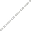 Thumbnail Image 2 of Diamond &quot;Mom&quot; Link Bracelet 1/10 ct tw Sterling Silver 7.25&quot;
