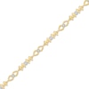 Thumbnail Image 2 of Diamond &quot;Mom&quot; Link Bracelet 1/10 ct tw 10K Yellow Gold 7.25&quot;