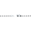 Thumbnail Image 3 of Black Diamond Trios Bracelet 1 ct tw 10K White Gold 7&quot;