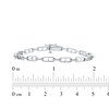 Thumbnail Image 4 of Diamond Mariner Link Bracelet 1/4 ct tw 10K White Gold 7&quot;