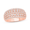 Thumbnail Image 1 of Now + Forever Diamond Five-Row Anniversary Ring 1 ct tw 10K Rose Gold