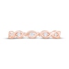 Thumbnail Image 3 of Now + Forever Diamond Five-Stone Anniversary Ring 1/15 ct tw 10K Rose Gold