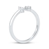 Thumbnail Image 2 of Marquise & Round-Cut Lab-Grown Diamond Deconstructed Ring 1/5 ct tw 10K White Gold