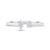 Thumbnail Image 3 of Marquise & Round-Cut Lab-Grown Diamond Deconstructed Ring 1/5 ct tw 10K White Gold