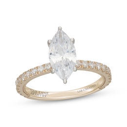 Neil Lane Artistry Marquise-Cut Lab-Grown Diamond Hidden Halo Engagement Ring 2-5/8 ct tw 14K Yellow Gold
