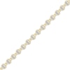 Thumbnail Image 2 of Baguette & Round-Cut Diamond Sideways Heart Link Bracelet 1 ct tw 10K Yellow Gold 7.25&quot;