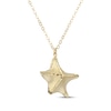 Thumbnail Image 2 of Diamond-Cut Starfish Necklace 14K Yellow Gold 18"