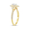 Thumbnail Image 2 of Now + Forever Marquise-Cut Diamond Halo Engagement Ring 3/4 ct tw 10K Yellow Gold