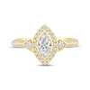Thumbnail Image 3 of Now + Forever Marquise-Cut Diamond Halo Engagement Ring 3/4 ct tw 10K Yellow Gold