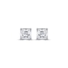 Thumbnail Image 2 of THE LEO Legacy Lab-Grown Diamond Princess-Cut Solitaire Stud Earrings 1 ct tw 14K White Gold (F/VS2)