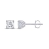 Thumbnail Image 3 of THE LEO Legacy Lab-Grown Diamond Princess-Cut Solitaire Stud Earrings 1 ct tw 14K White Gold (F/VS2)
