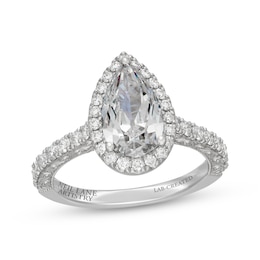 Neil Lane Artistry Pear-Shaped Lab-Grown Diamond Engagement Ring 2-3/4 ct tw Platinum