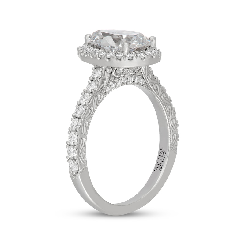 Main Image 2 of Neil Lane Artistry Heritage Pear-Shaped Lab-Grown Diamond Engagement Ring 2-3/4 ct tw Platinum