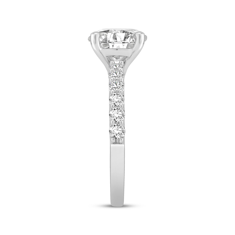 Main Image 2 of Now + Forever Lab-Grown Diamonds Round-Cut Engagement Ring 3 ct tw Platinum