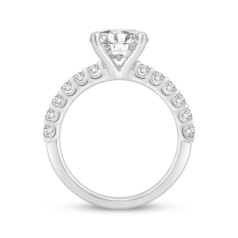 Main Image 3 of Now + Forever Lab-Grown Diamonds Round-Cut Engagement Ring 3 ct tw Platinum
