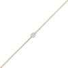 Thumbnail Image 2 of STUDIO BY KAY Pear-Shaped Lab-Grown Diamond Solitaire Bracelet 1/2 ct tw 24K Yellow Gold Vermeil Sterling Silver 7.5" (F/SI2)