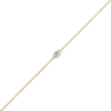 Thumbnail Image 2 of STUDIO BY KAY Marquise-Cut Lab-Grown Diamond Solitaire Bracelet 1/2 ct tw 24K Yellow Gold Vermeil Sterling Silver 7.5" (F/SI2)