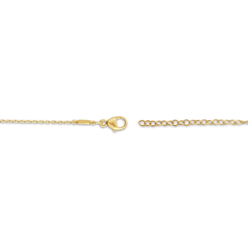 Main Image 3 of STUDIO BY KAY Marquise-Cut Lab-Grown Diamond Solitaire Bracelet 1/2 ct tw 24K Yellow Gold Vermeil Sterling Silver 7.5" (F/SI2)